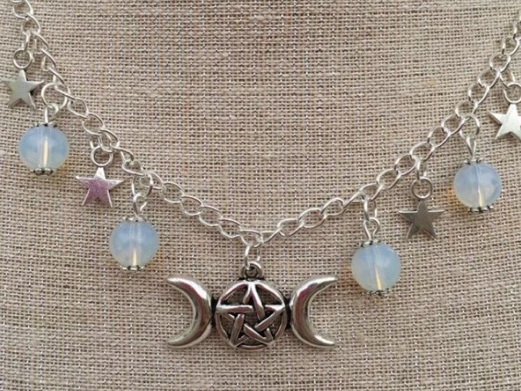Catenine: Amulett (Kette) mit Pentagramm, Wicca – Nuovo (secondo la descrizione) da Gams venduto da Mariawicca 1