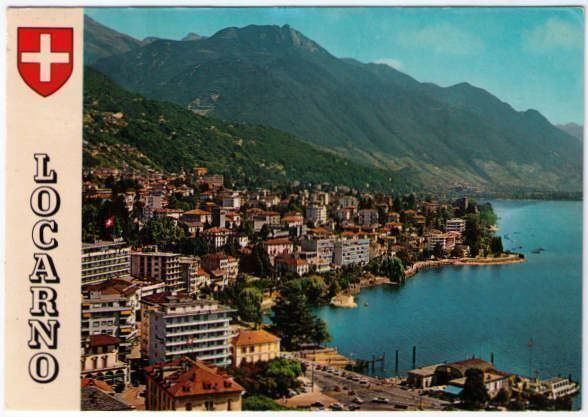 Ansichtskarten: Locarno - Panorma dall'aereo – Gebraucht aus Binningen von Mountainrider
