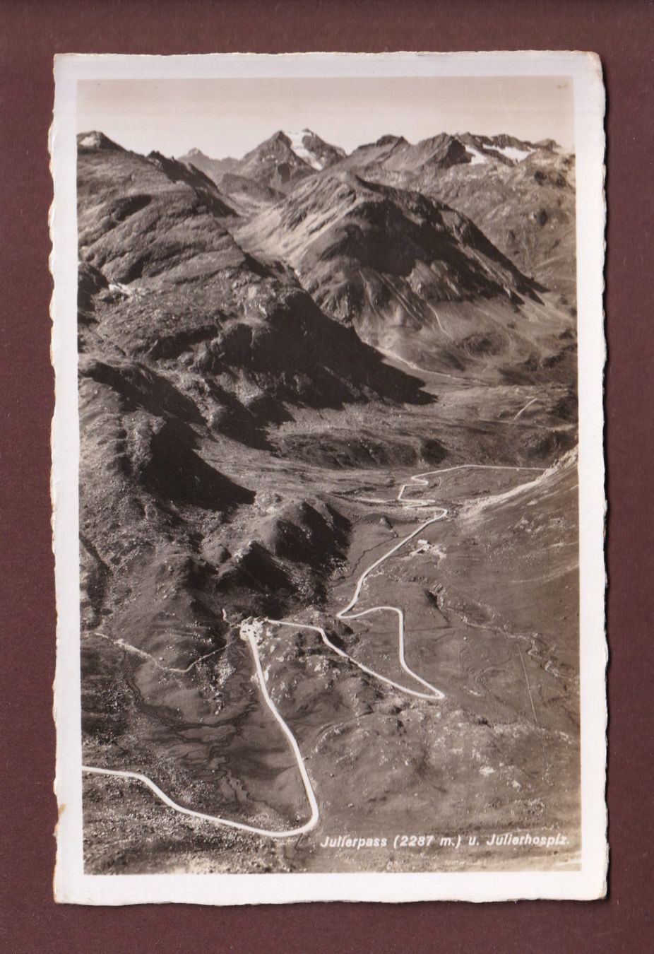 Cartoline postali: JULIERPASS - Hospiz – Usato da Pully venduto da nicecards-shop