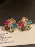 Très jolies boucles d’oreilles fantaisie pierres différentes