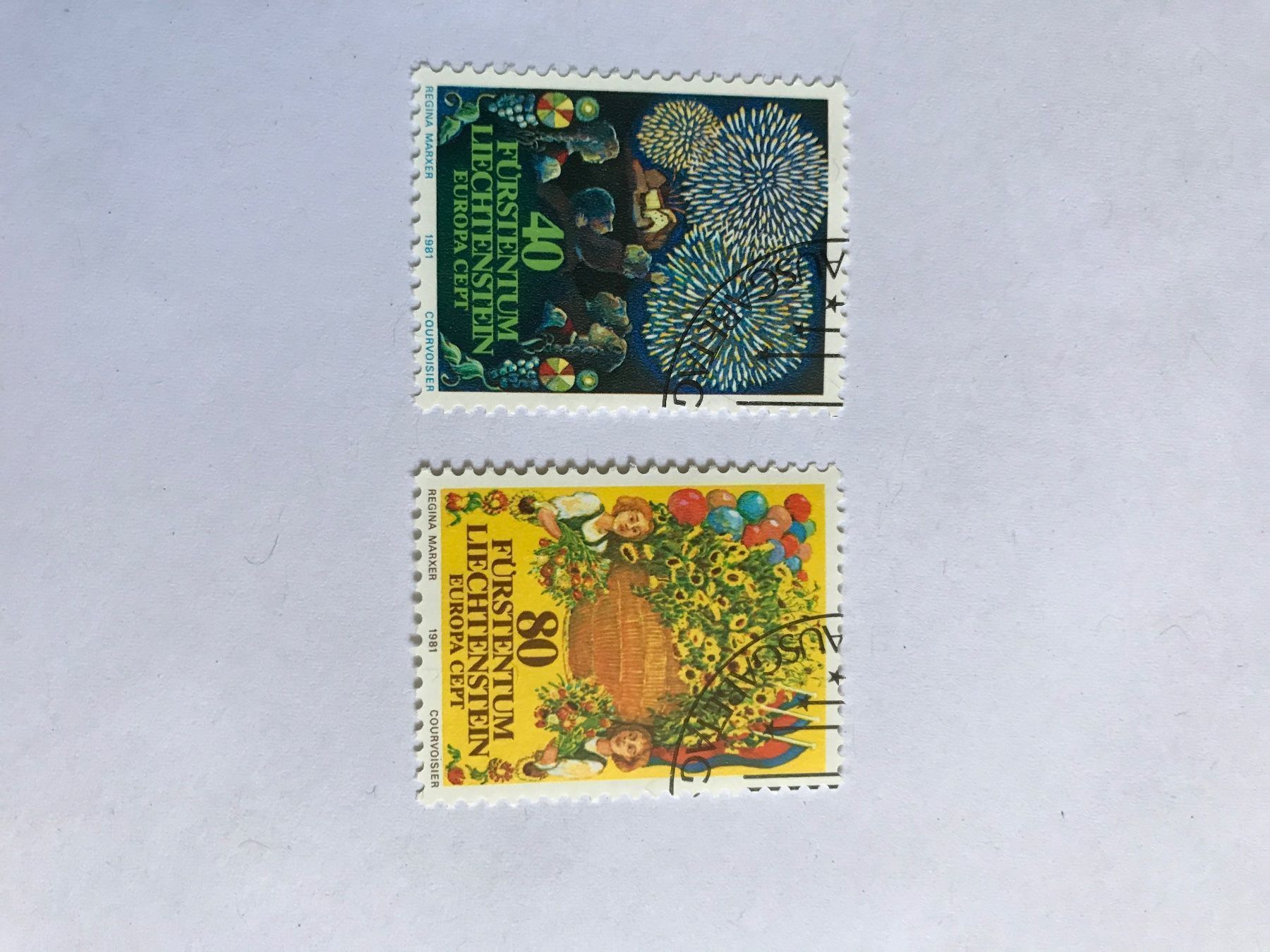 Tutti i francobolli: briefmarken FL 1981 – Usato da liestal venduto da makai05