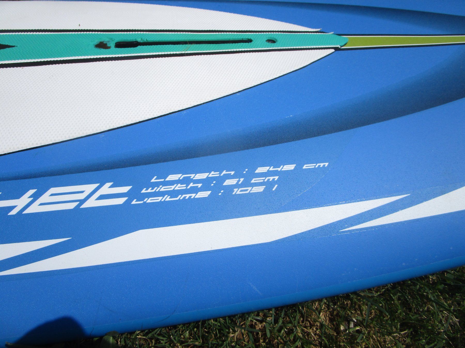 Tavole da surf e di nuoto: Windsurf-Board TABOU ROCKET 105 L 245x61cm mit Bag – Usato da Ottikon venduto da Locomotive01 2