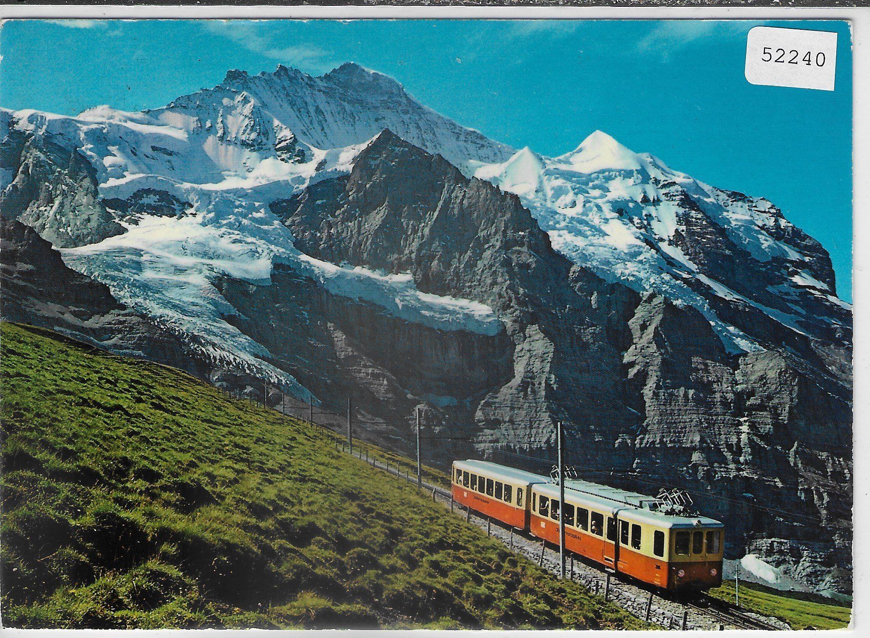 Cartoline postali: Jungfraubahn - Kleine Scheidegg-Jungfraujoch – Usato da Ettingen venduto da Kartenplanet