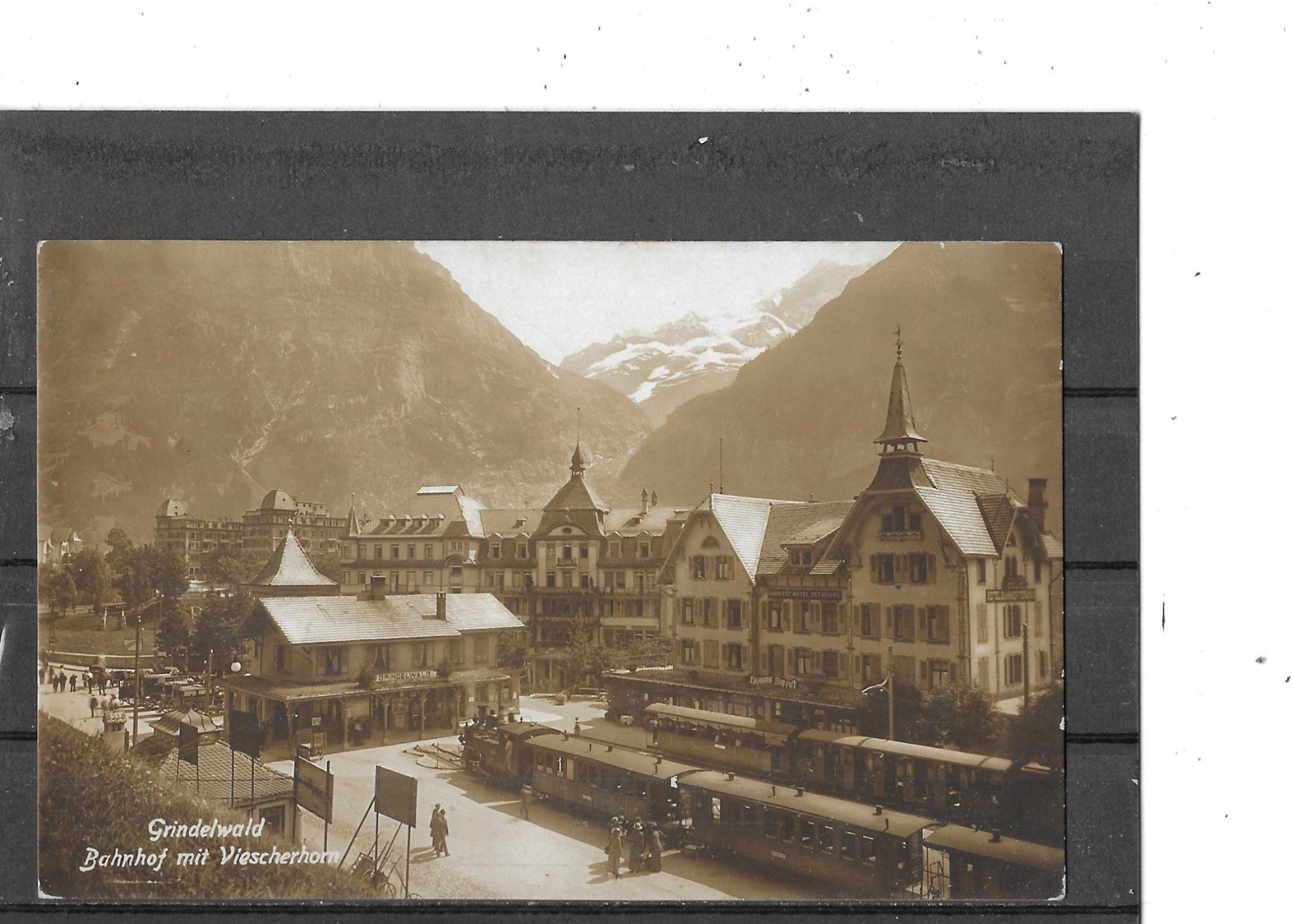 Cartes postales: BE Grindelwald 1920 Bahnhof – D'occasion à Schocherswil par Wilare