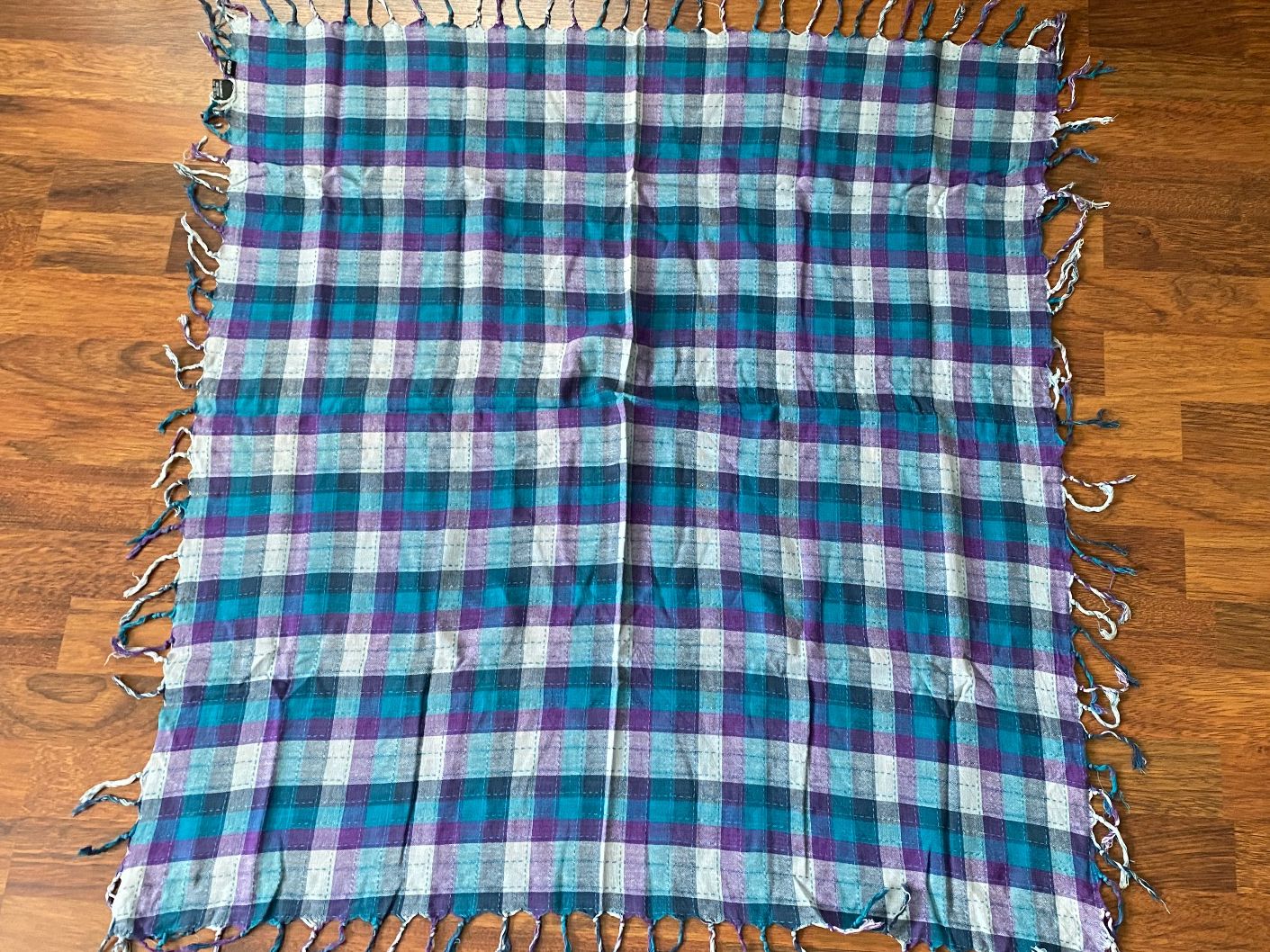 Foulards, Tücher & Schals: Schal 100% Baumwolle kariert – Gebraucht aus Stadel b. Niederglatt von sandart 1