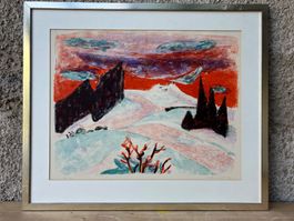 impressive Landschaft, Litho