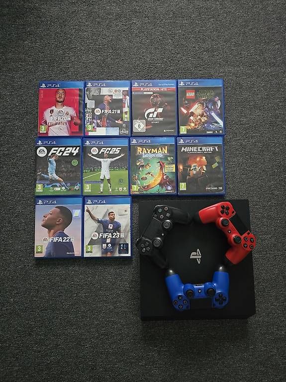Sony Console: PlayStation PS 4 Pro 1TB + 10 Games + 3 Controller Top! – Usato da Bassersdorf venduto da liliput008 1