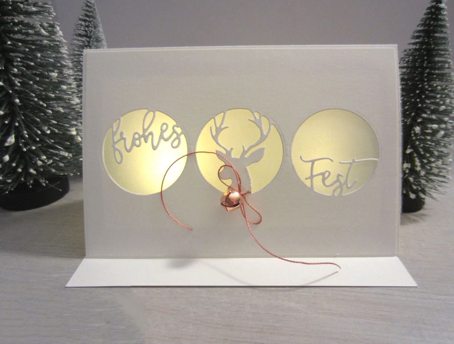 Sciablone: FROHES FEST KREISE STANZSCHABLONE – Nuovo e nell'imballaggio originale da Affoltern am Albis venduto da scrapbooking 3