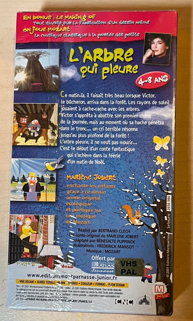 Alle VHS: L’arbre qui pleure - Marlène Jobert – Neu und originalverpackt aus Dombresson von joe_7p65 1