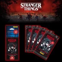 Panini Stranger Things Blister 4 Sleeves - Factory Sealed