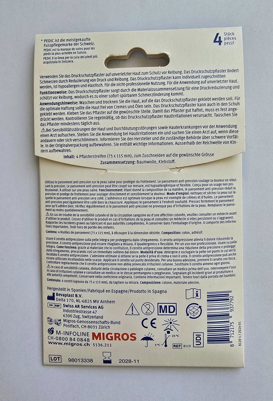 Pedicure: Druckstellen-Schutzpflaster - Pedic Protection – Nuovo e nell'imballaggio originale da Zürich venduto da pfo_tjp8 1