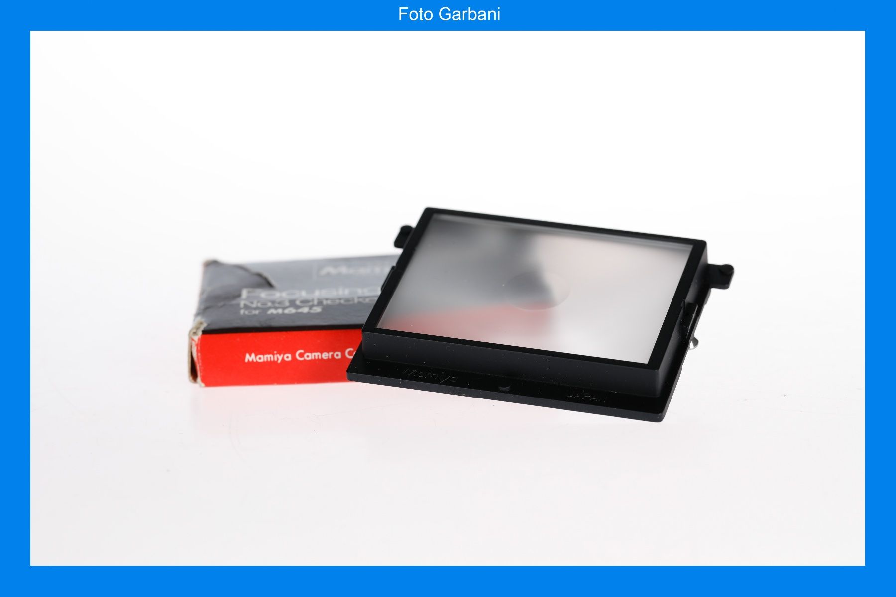 Mamiya Fotocamera: Mamiya Focusing screen No. 3 checker – Usato da Muralto venduto da FotoGarbani 1