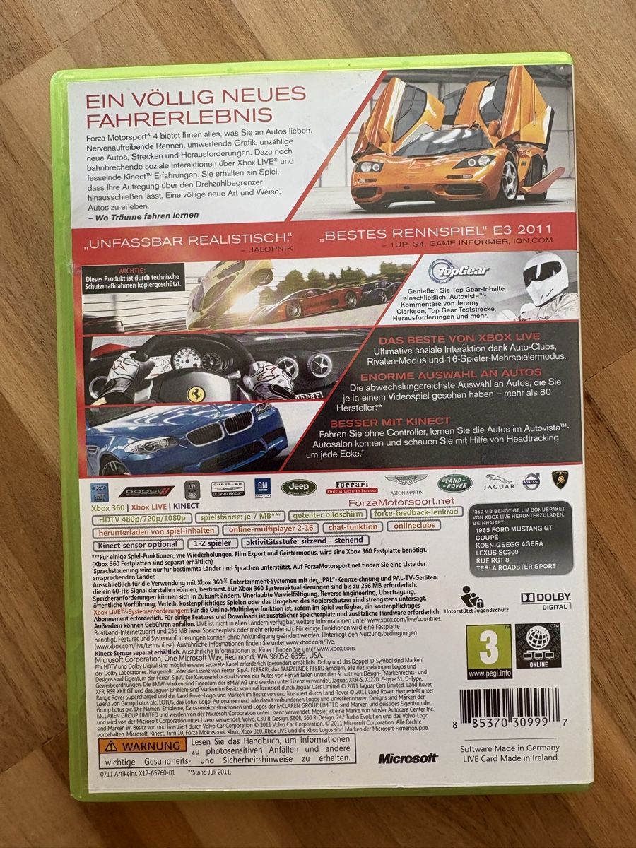Spiele: Forza 4 - xbox360 – Gebraucht aus Zürich von chemostat 1