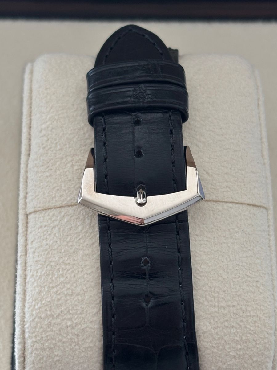 Patek Philippe Uhren: Patek Philippe Calatrava Watch, Grey Dial, Black Strap – Neu und originalverpackt aus Lugano von RADIAURUM 7
