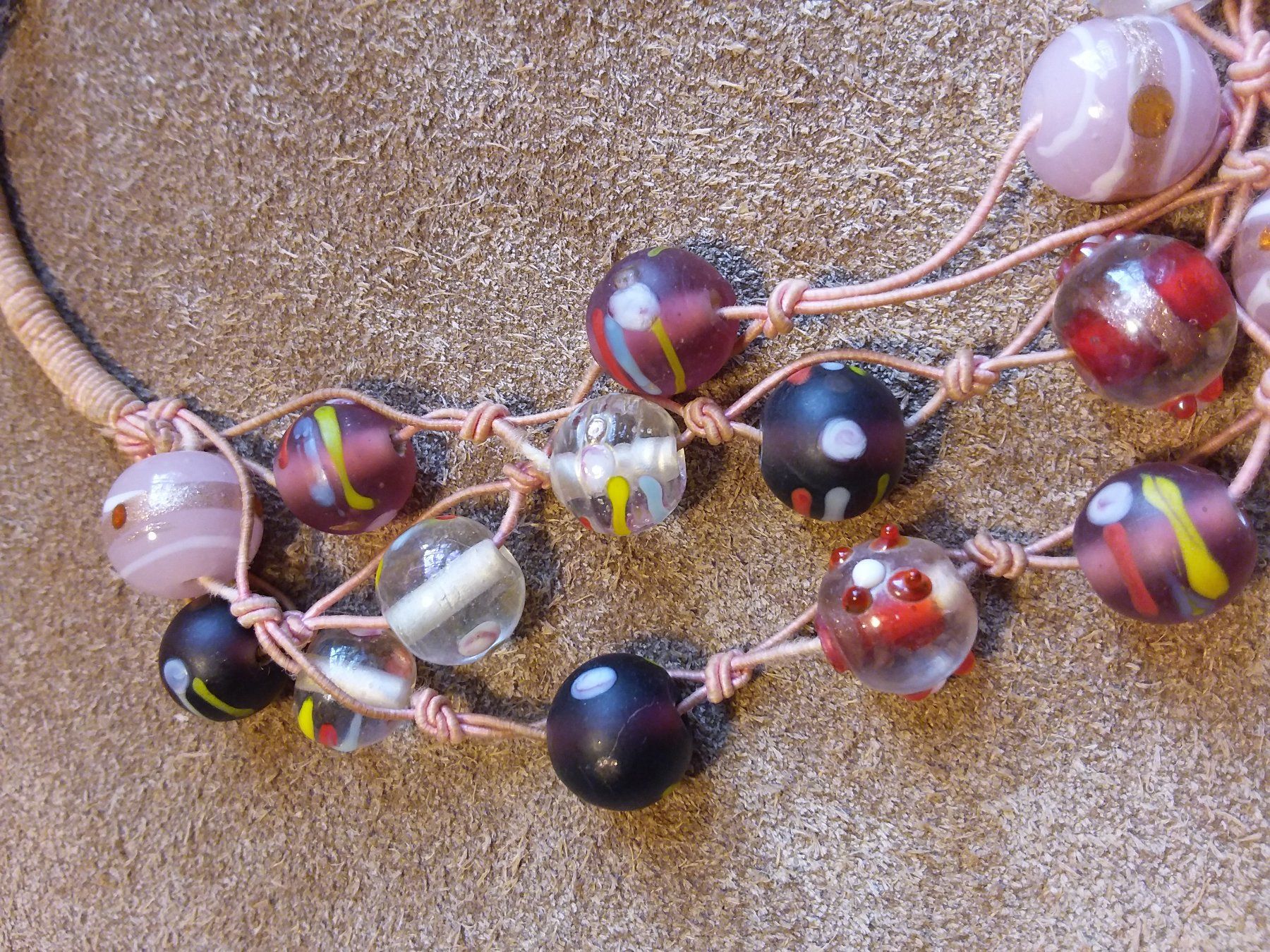 Murano Catenine: Halskette mit handmade wertvollen Glasperlen Murano – Usato da Zürich venduto da SciTec 4