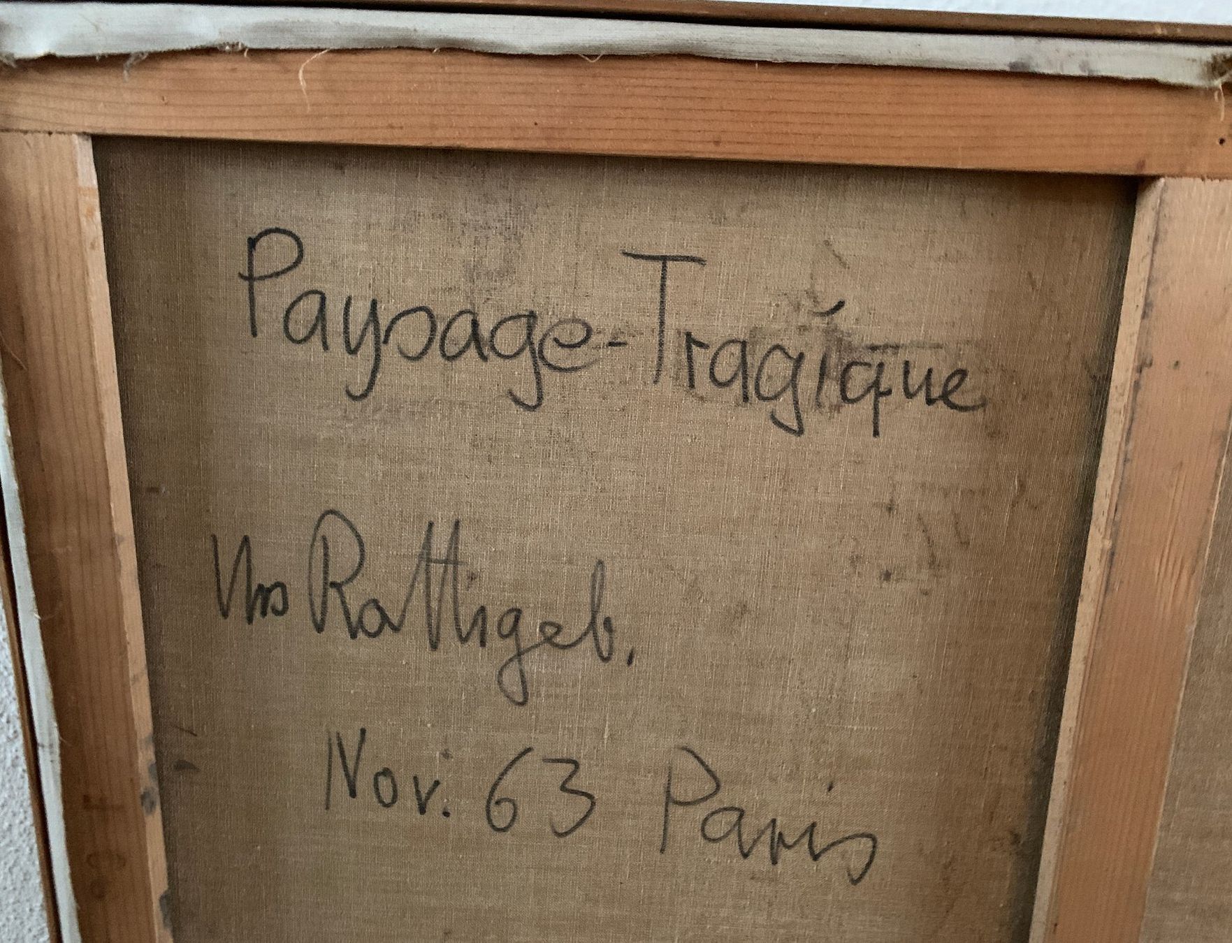 Foto & Immagini: Bild "Paysage-Tragique" – Usato da Zürich venduto da Tzhkely24 2