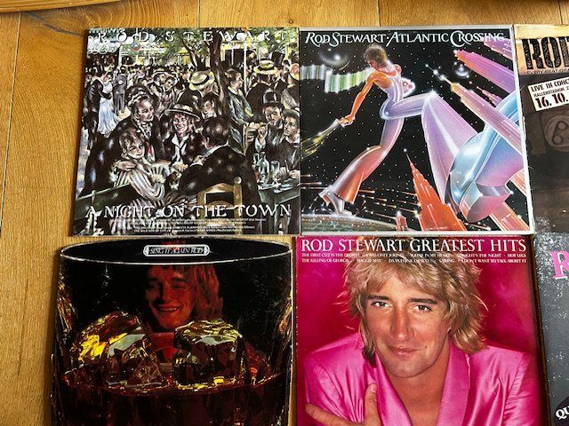 Dischi in vinile: LP Sammlung 8 Alben Rod Stewart, top – Usato da Steinach venduto da Jaguare1961 1