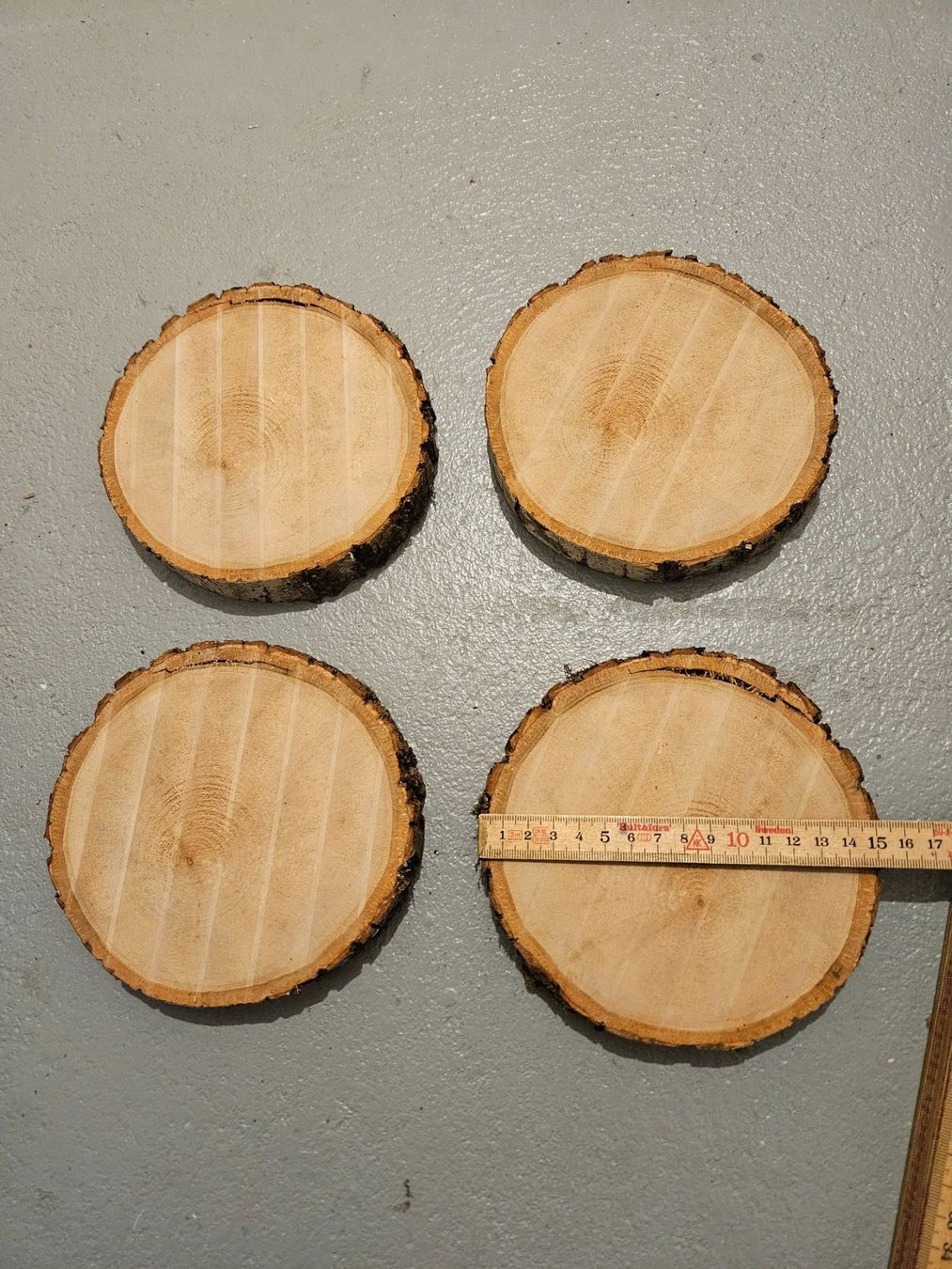 Articoli in legno: Holzscheiben/Baumscheiben – Nuovo (secondo la descrizione) da Brunnen venduto da kent03 2