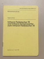 Reglement Infrarot-Feldstecher 72 - Schweizer Armee