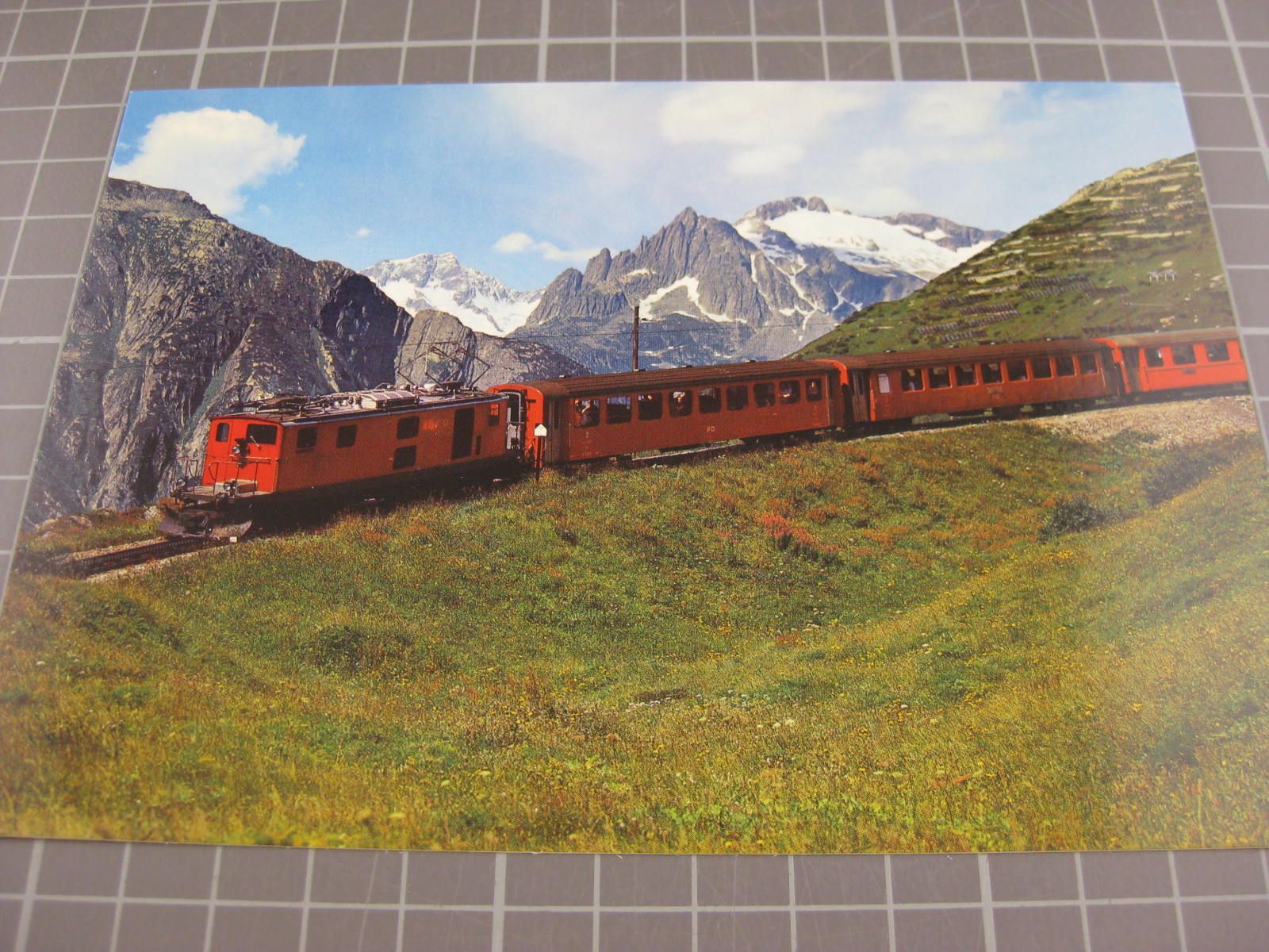 Cartoline postali: Oberalppass mit Zug – Nuovo (secondo la descrizione) da Malters venduto da Marosko
