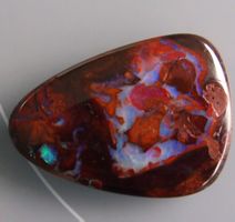 🔥 Boulder Opal Edelstein, viele Funken, Rarität...