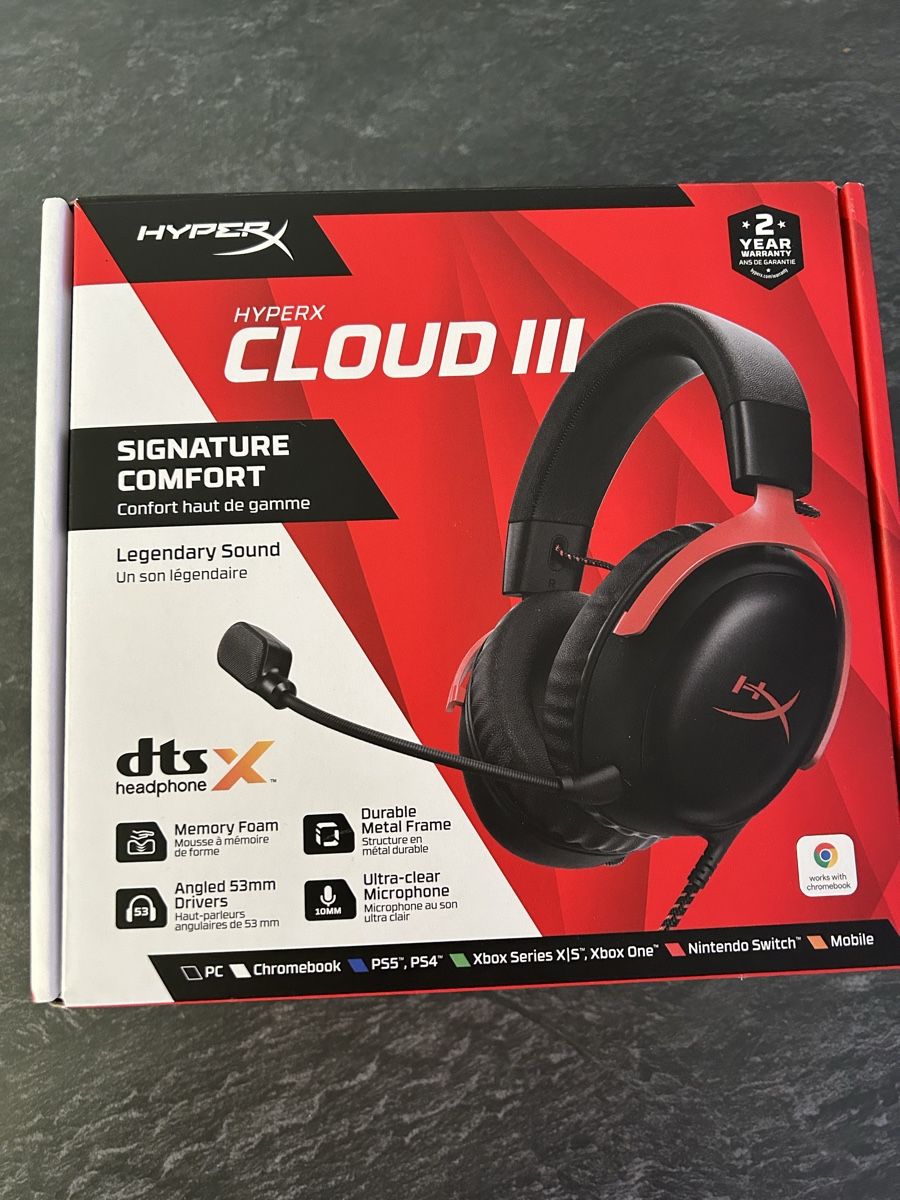 Hyperx Casques audio: Hyperx Cloud 3  – Neuf (Voir description) à Moosseedorf par Slowwdown