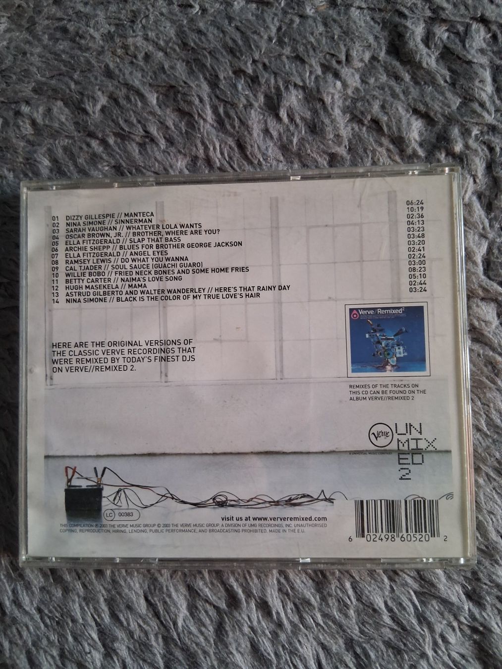 CDs: VERVE  UNMIXED      CD – Gebraucht aus Wetzikon ZH von Ramones01 1