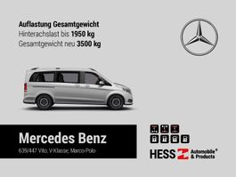 Auflastung Gesamtgewicht 3500 kg MB Vito/V-Klasse/Marco-Polo
