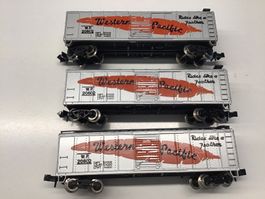 Modelleisenbahn: 3x Western Pacific Waggons! SPUR N