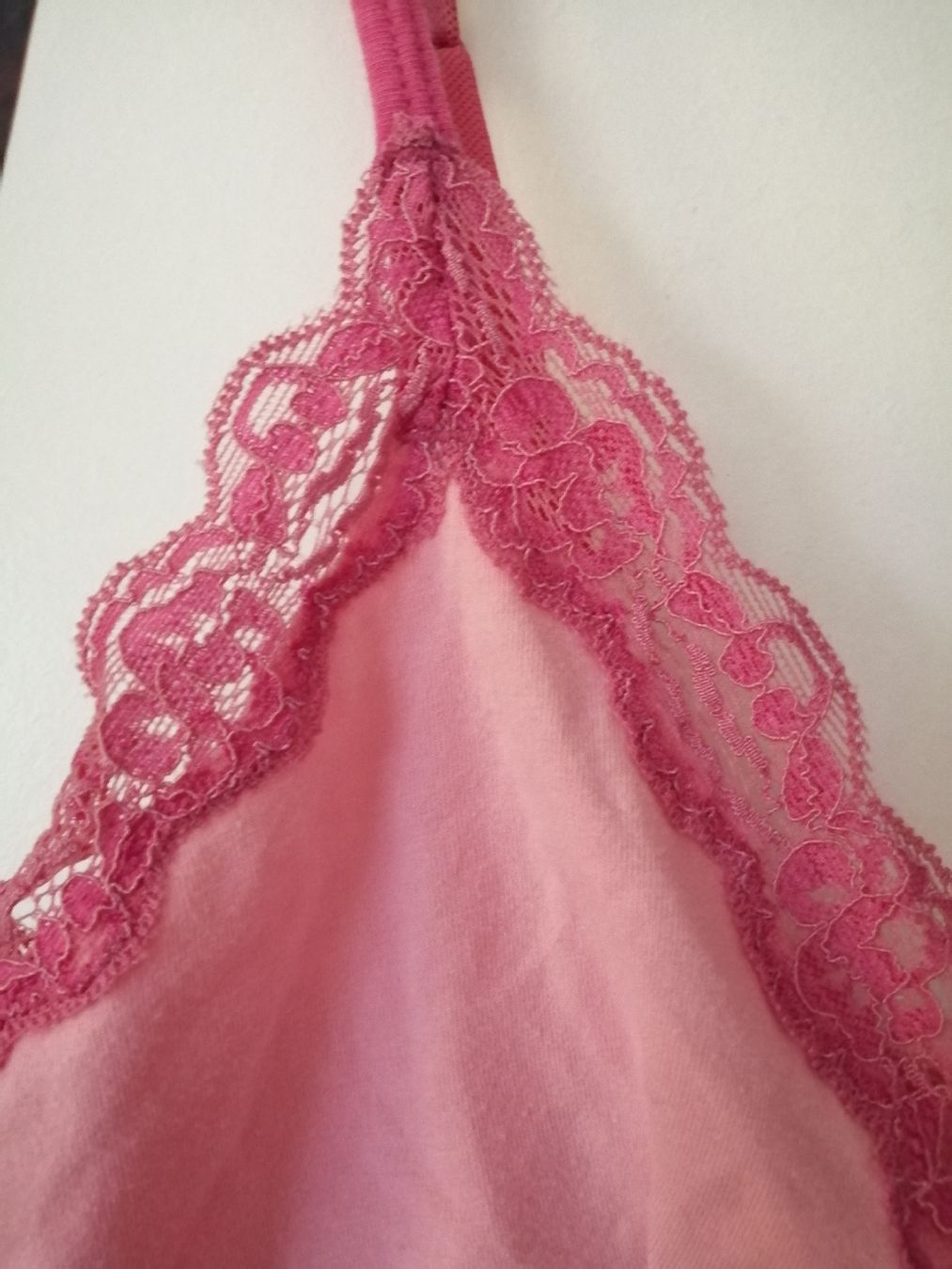 Top: feminines rosa Spitzen top Gr. 38/40 – Usato da Windisch venduto da mer_6cjk 2