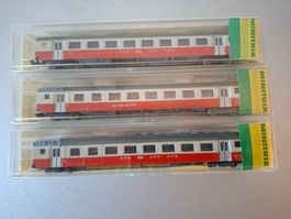 Mini Trix 3 Swiss Express Wagen Spur N