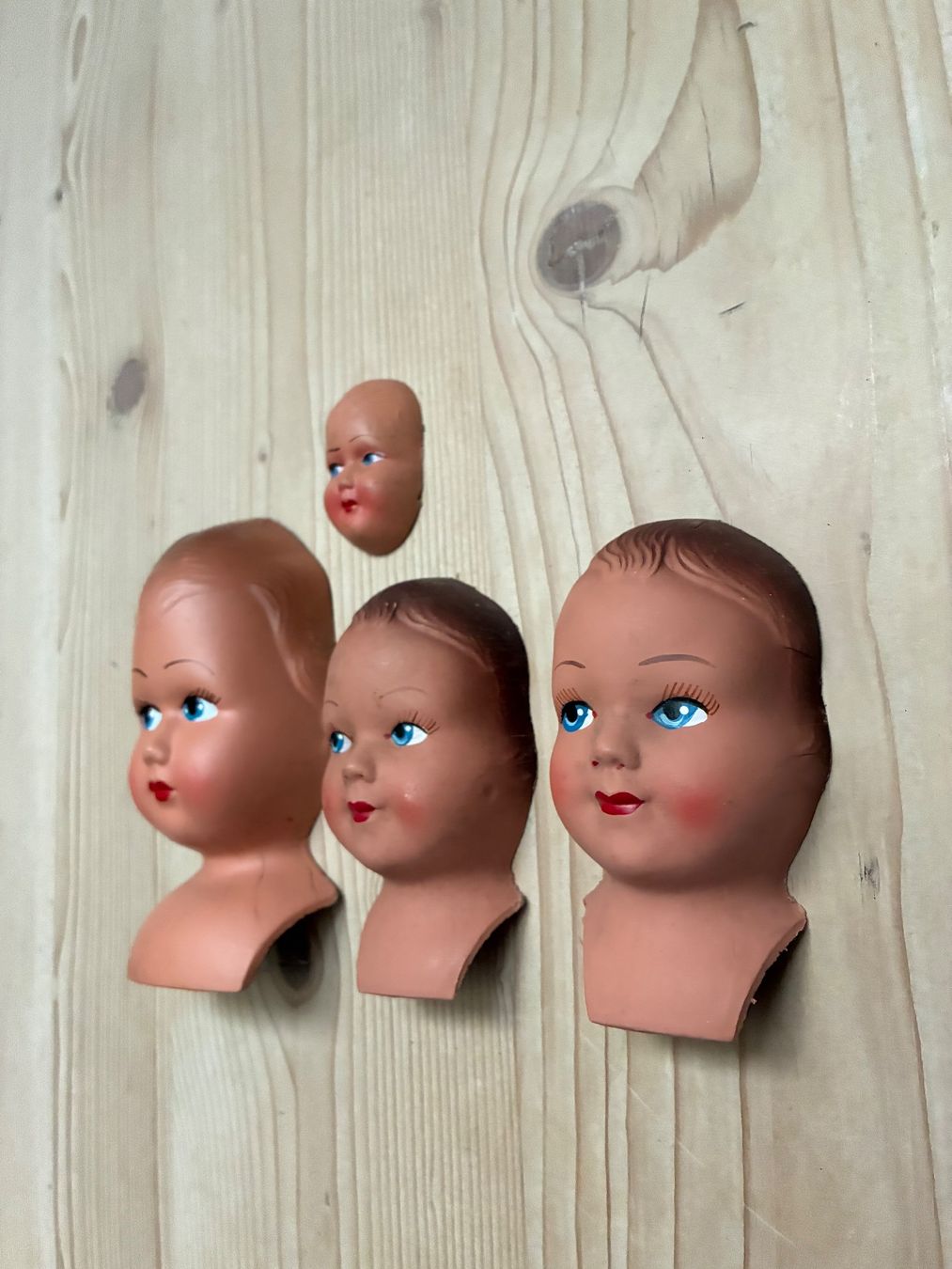 Puppen: Vintage Puppenköpfe Pappmaché – Gebraucht aus Steffisburg von Reitschel5 3