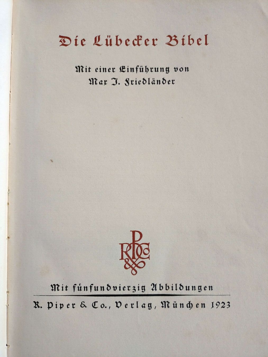 Libri: Bildband Lübecker Bibel von 1923 – Usato da Kilchberg ZH venduto da Sho5000 1