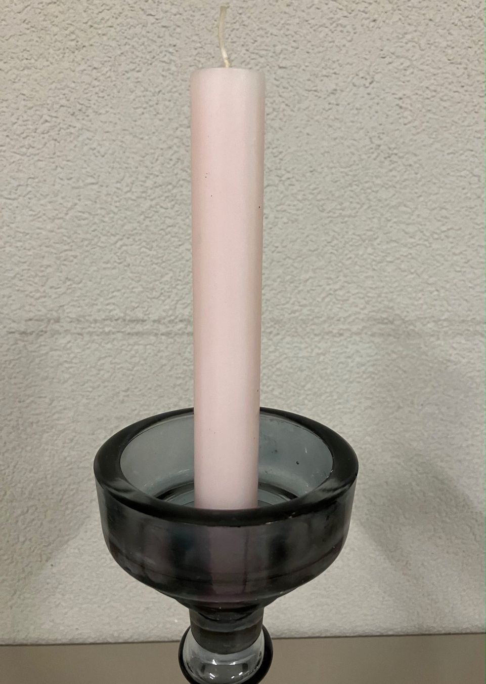 Kerzenständer: Glas-Kerzenständer in opalisierendem Anthrazit – Gebraucht aus Stallikon von Colombaccio 6
