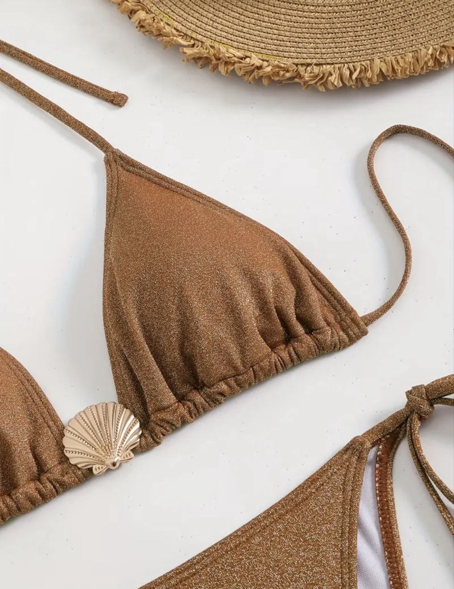 Costumi da bagno & Bikini: Glitzer Bikini Gr.S - Neu - Gratis Versand - Sommer – Nuovo e nell'imballaggio originale da Gockhausen venduto da van_82kh 3
