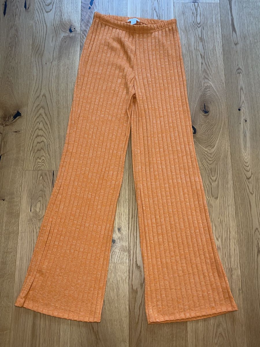 Pantaloni: Trendige, orange Hose mit Schlag, Grösse M – Usato da Roggwil BE venduto da 7lara7 1