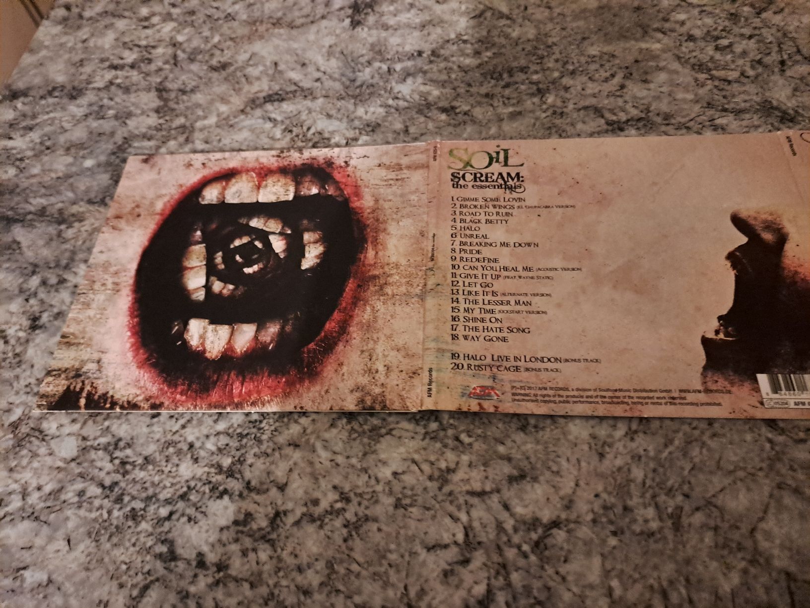 CDs: CD  SOIL  "Scream : The Essentials" AFM Records – D'occasion à Uetendorf par Essiggurken 3
