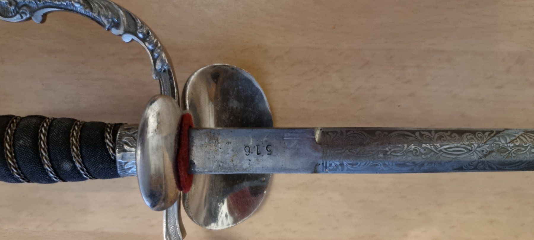 Armi bianche: Original Feldpredigerdegen  Schwerter Säbel Degen – Usato da Buchs SG venduto da rim_thb7 4