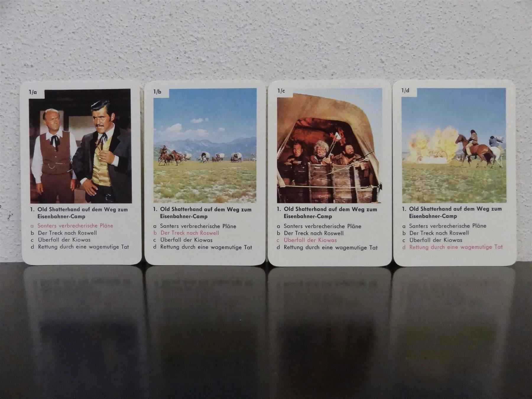 Giochi: schönes altes Quartett WINNETOU I – Usato da Kerzers venduto da wisaundso 3