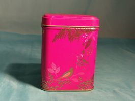 Blechbüchse pink-gold , Vögel