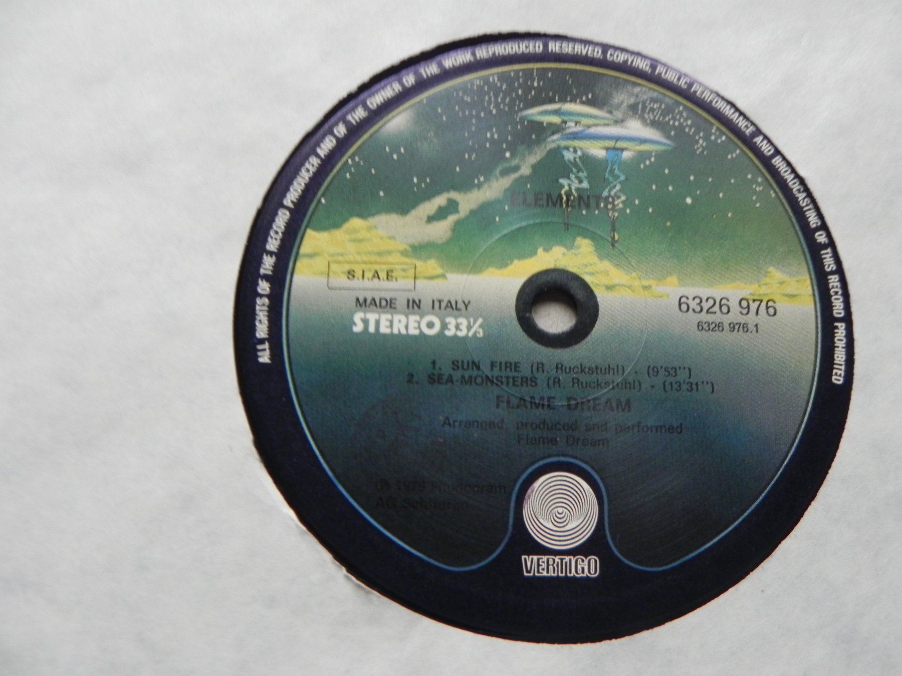Dischi in vinile: LP Schweiz CH Progr. Rock Flame Dream 1982 Supervision – Usato da Siebnen venduto da krimsie 3