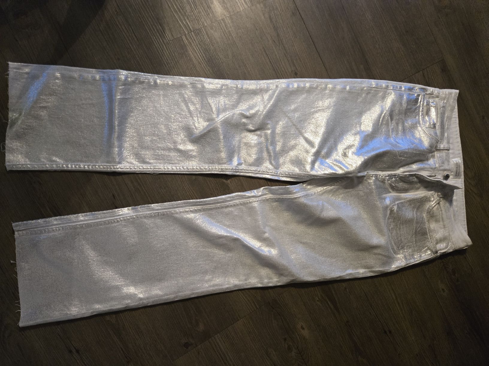 Jeans: Silberne Jeans Hose – Usato da St. Niklaus VS venduto da BrittaR
