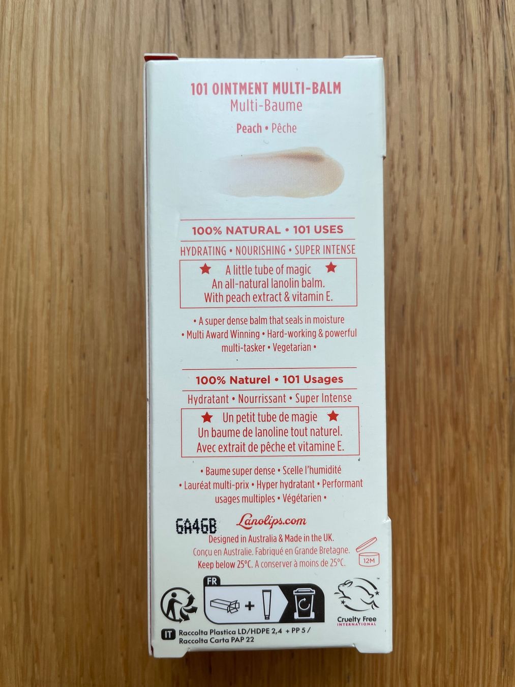 Make-up: Lanolips 100% Natural Peach Balm NEW – Neu und originalverpackt aus Dübendorf von Mangia14 1