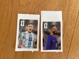 2 Coca Cola Sticker für Paniniheft