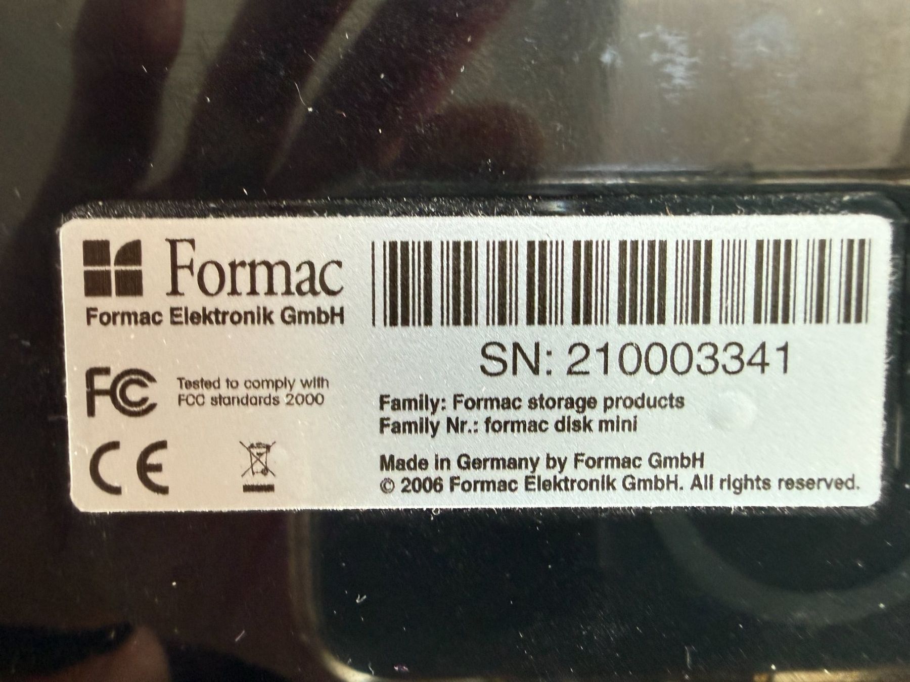 Minidisc: Formac Disk Mini mit USB und Firewire-Anschluss 54 MB – Usato da Aeugst am Albis venduto da gzhtox 5