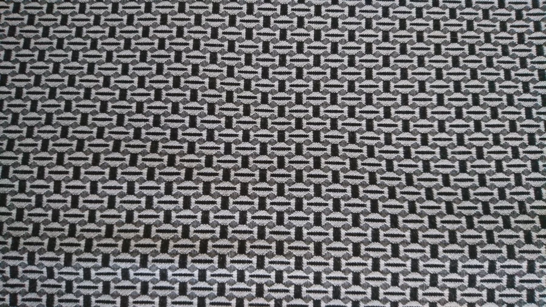 Tessuti: Stoffrest mit geometrischem Muster – Nuovo e nell'imballaggio originale da Schüpfen venduto da ardiphne 1