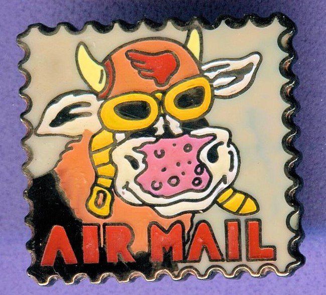 Plaketten & Abzeichen: Swiss Cocktail  AIR MAIL – Gebraucht aus Winterthur von Sammleroase