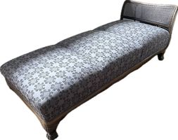 Chaiselongue / Recamière Vintage mit Wiener Geflecht