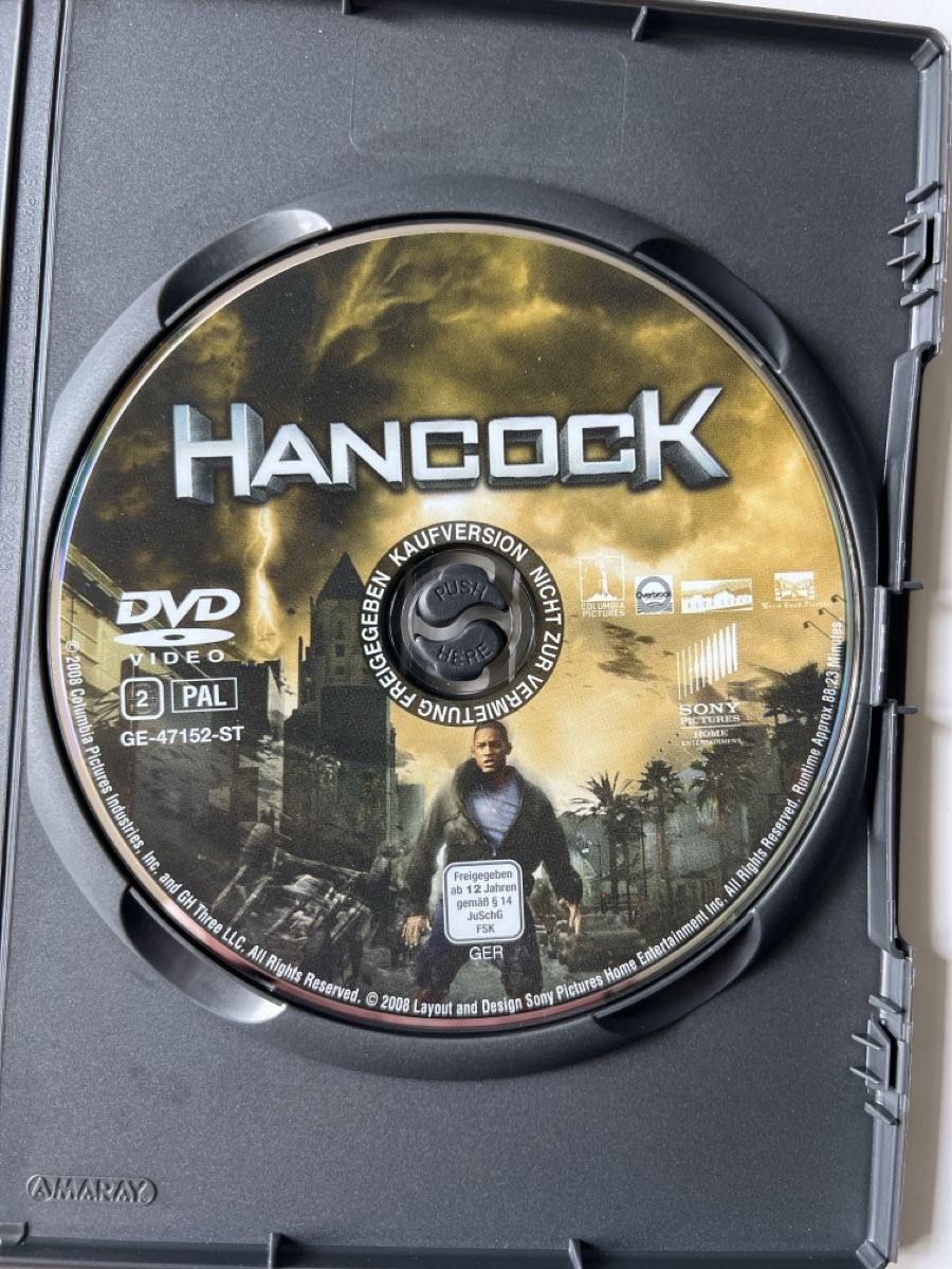 Tutti i DVDs: Hancock Will Smith Charlie Theron  – Usato da Luzern venduto da nochnichtaltpapier 2