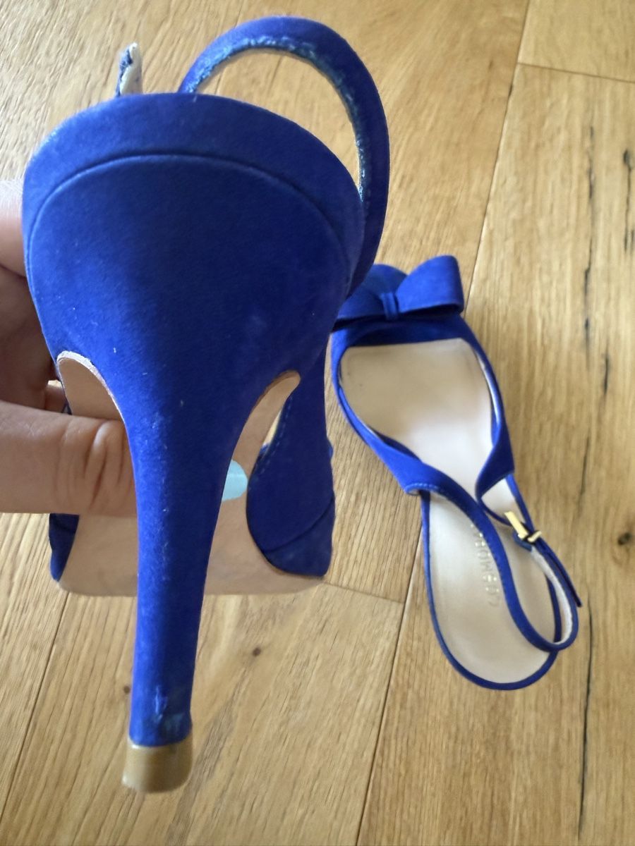 Scarpe da donna: COSMOPARIS Damen Pumps blau Grösse 38 – Usato da Luzern venduto da La_sfinge 2